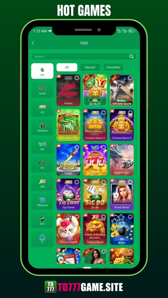TD777 Hot Games